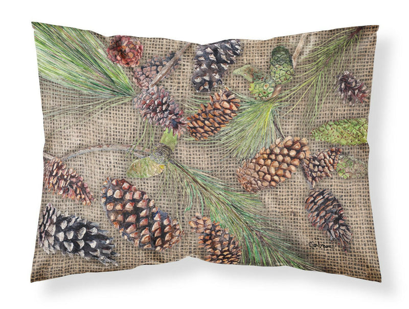 Pine Cones  Moisture wicking Fabric standard pillowcase