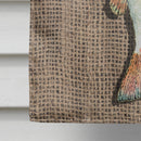 Red Fish House Flag 28x40 Porch Sleeve Pole Decorative Outside Yard Banner Artwork Wall Hanging, Polyester
