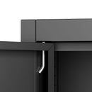 Heavy Duty Rolling Cabinet With Lock, Garage Storage Cabinet, 4 Adjustable Shelves For Tool Organization by HouseOfZazla