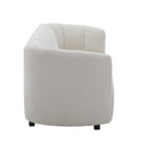 Mirelle 80 In. Modern Curved Chenille Sofa Couch