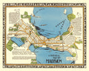 Vintage Map of Madison, Wisconsin 1924