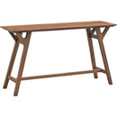 59.06 Inch Entryway Table for Living Room,Narrow Console Table with Solid Wood Legs, Modern Design MDF Skinny Sofa Table Entrance Table for Hallway, Entrance,Apartment,Walnut