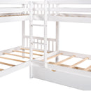 L Shaped Bunk Bed With Drawers by Unique Piece Furniture