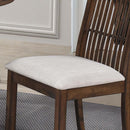 2 Pieces Set Dining Side Chair Rustic Modern Farmhouse Design Retro Design Easy to Assembly