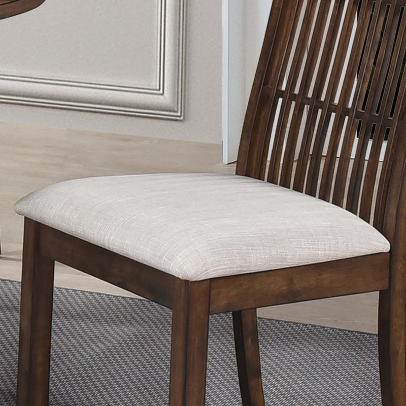 2 Pieces Set Dining Side Chair Rustic Modern Farmhouse Design Retro Design Easy to Assembly