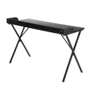 47.2" L Rectangular Computer Desk, Writing Desk - full black