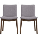 Laura - Mid-Century Modern Solid Wood Dining Chair (Set of 2)