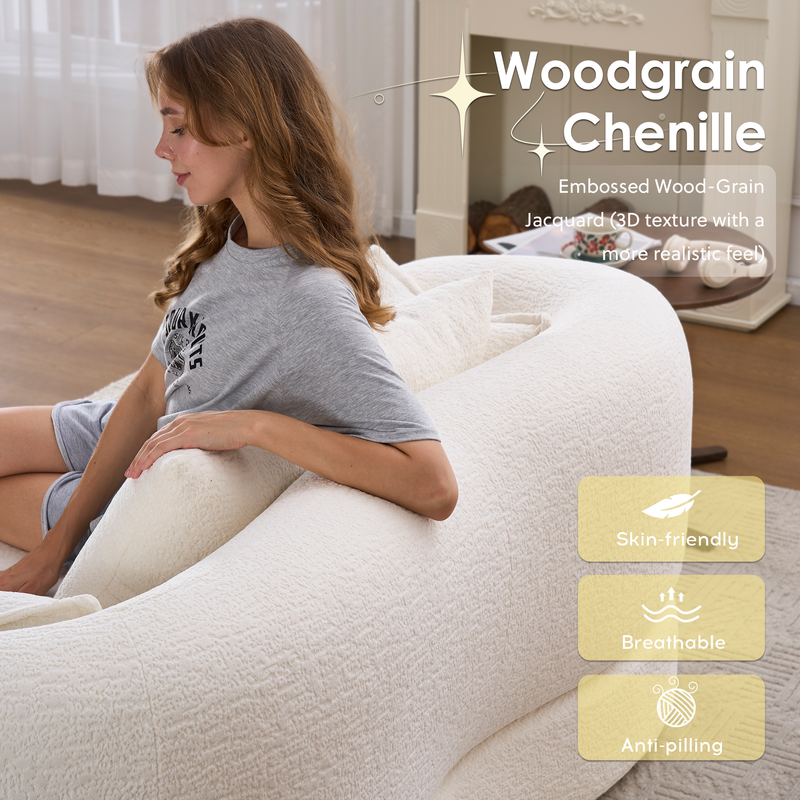 2-in-1 Foldable Sofa Bed with 4 Pillows, photo 7 of 10