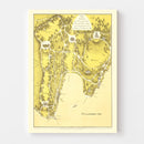 Vintage Map of Lake Lucerne, 1866