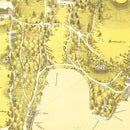 Vintage Map of Lake Lucerne, 1866