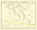 Vintage Map of Upper Missouri River, 1825