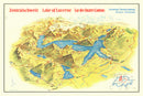 Vintage Map of Lake Lucerne, 1938
