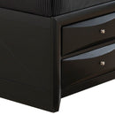 Modern Design Storage Bed With Bookcase Headboard