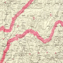 Vintage Map of Lake Tahoe, 1914