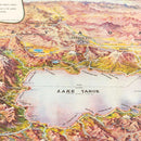 Vintage Map of Lake Tahoe, 1945