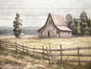 Rustic Farmhouse Barn Wall Art | 3-Panel Framed Gallery Wrap