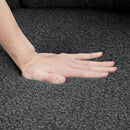 360 Degree Swivel Sherpa Accent Chair Modern Style Barrel Chair with Toss Pillows for home office, living room, bedroom, Dark Grey