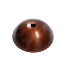 Vessel Bathroom Sink With Pop Up Drain, Round Bowl For Vanity Smooth - Brown by HouseOfZazla