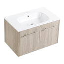 30 Inch Wall Mounted Bathroom Vanity (KD-Packing)-BEO