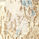 Vintage Map of Lake Bonneville, 1877