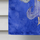 Christmas Angel Fleur de lis  House Flag 28x40 Porch Sleeve Pole Decorative Outside Yard Banner Artwork Wall Hanging, Polyester