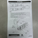 ALLEGION Commercial Door Lock Sz 33" L Blue & Silver ED99.106055