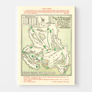 Vintage Map of Augusta National Golf Course, 1954