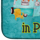 Another Day in Paradise Dish Drying Mat – Absorbent, Artistic Kitchen Essentials 8758DDM