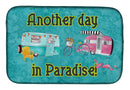 Another Day in Paradise Dish Drying Mat – Absorbent, Artistic Kitchen Essentials 8758DDM