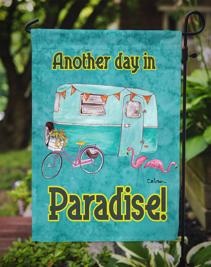 Another Day in Paradise  Garden Flag – Decorative Outdoor Yard Flag