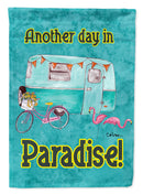 Another Day in Paradise  Garden Flag – Decorative Outdoor Yard Flag