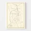 Vintage Map of Cochise County, California 1905