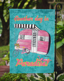 Another Day in Paradise  Garden Flag – Decorative Outdoor Yard Flag