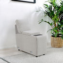 Tarrance - Modular Console With Wireless Charging & USB - Gray by Unique Piece Furniture