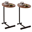 C-Shaped Side Table for Sofa and Bedroom