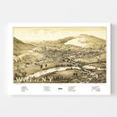 Vintage Map of Windsor, New York 1887