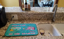 Welcome to the Trailer Dish Drying Mat Absorbent Dish Drying Mat Pad for Kitchen Counter Dish Drainer Mat for Countertop, 14 x 21", Multicolor