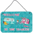 Another Day in Paradise  Indoor Aluminium Metal Wall or Door Hanging Prints