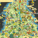 Vintage Map of San Francisco County, California 1930