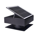 12" Solar Roof Vent Fan, 40W Dual Power Attic Exhaust Fan with Remote & Auto Start by HouseOfZazla