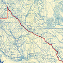 Vintage Map of Santa Cruz County, California 1916