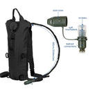 iMounTEK Tactical Hydration Pack 3L Water Bladder Adjustable Water Drink Backpack for Hiking Cycling Climbing Running