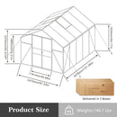 Gain Height Windproof house All Season Outdoor Garden Shelter by HouseOfZazla