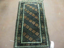 2' X 3' Antique Handmade Pakistani Bokhara Turkoman Balouchi Wool Rug Mat Nice