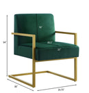 Fashion Velvet Accent Chair