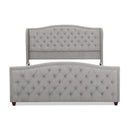 Marcella - Upholstered Shelter Headboard Bed Set by Unique Piece Furniture