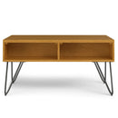 Hunter - Lift Top Coffee With Hidden Storage - Oak