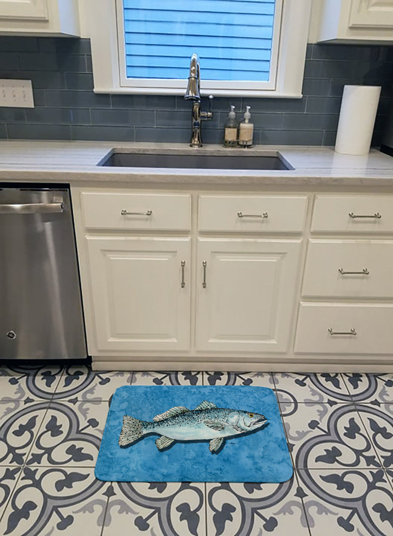 Fish - Trout Machine Washable Memory Foam Mat 8770RUG