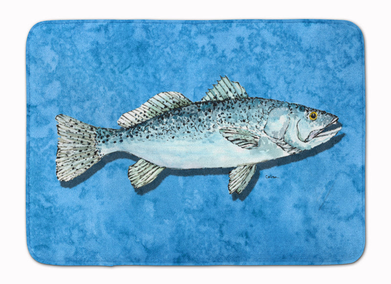 Fish - Trout Machine Washable Memory Foam Mat 8770RUG