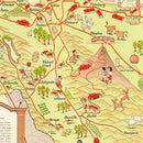 Vintage Map of Contra Costa County, California 1930